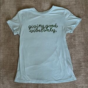 Halogen Sky Blue Graphic Tee